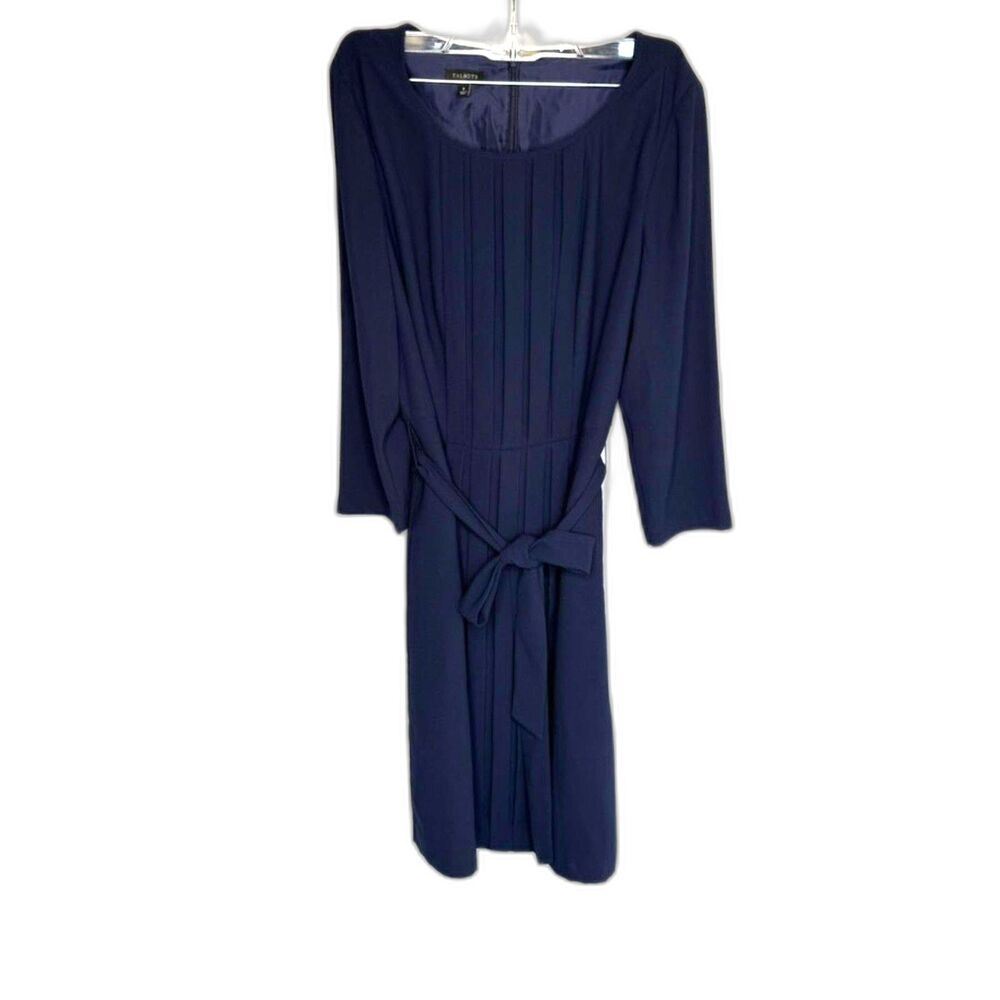 Talbots Knee Length 3/4 Sleeve Dress - 8
